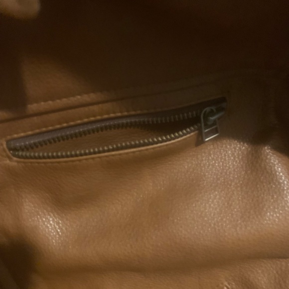 Teen Girls' XS (0-2) Timeless Classic- Casey Park Co Ltd-Brown Leather Jacket - Picture 15 of 15